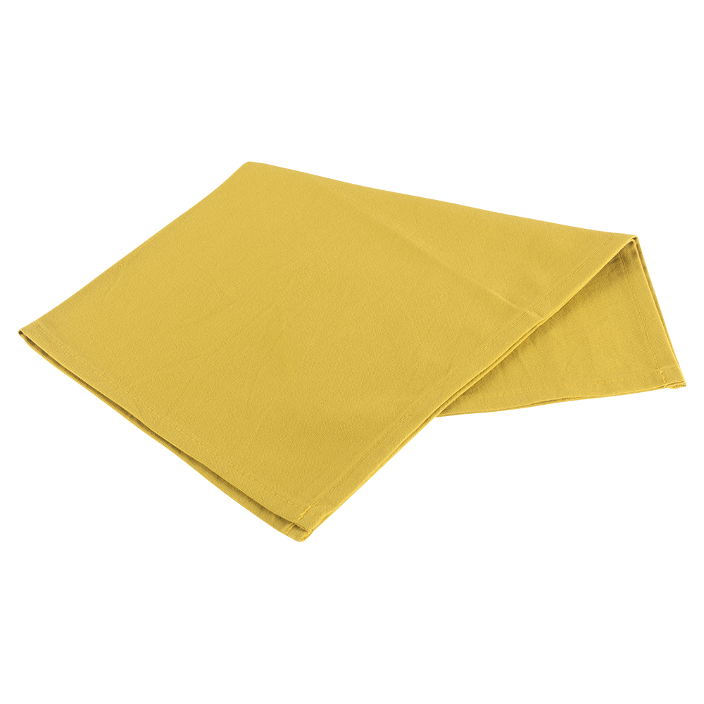 Individuales y servilletas de tela – amarillo