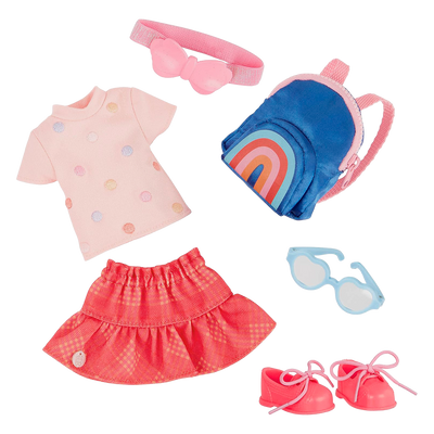 Ropa y Accesorios para Muñeca Escuela