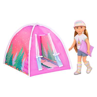 Juguete Tienda de Campaña para Muñeca