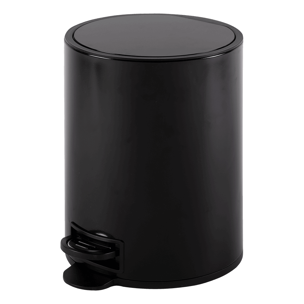 Bote de basura negro 8l