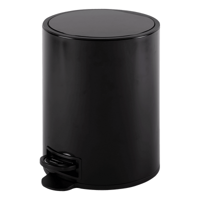 Bote de basura negro 8l