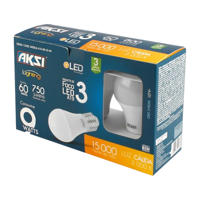 Jgo de 3 Focos LED