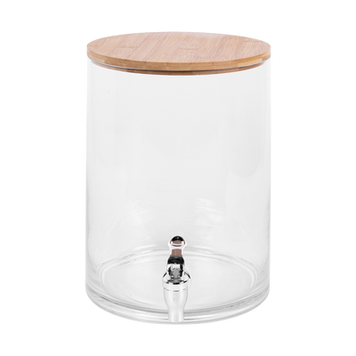 Dispensador de agua con tapa de madera 7.5 L