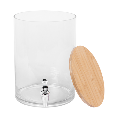 Dispensador de agua con tapa de madera 7.5 L