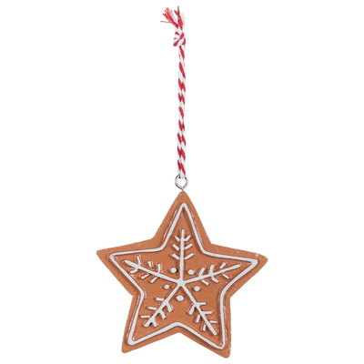 Colgante Decorativo Estrella Jengibre