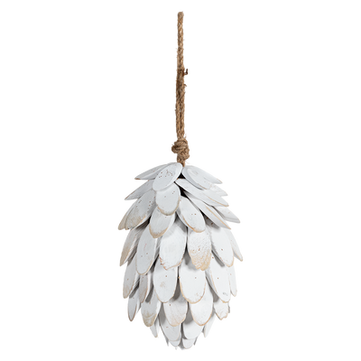 Colgante decorativo Piña Blanca