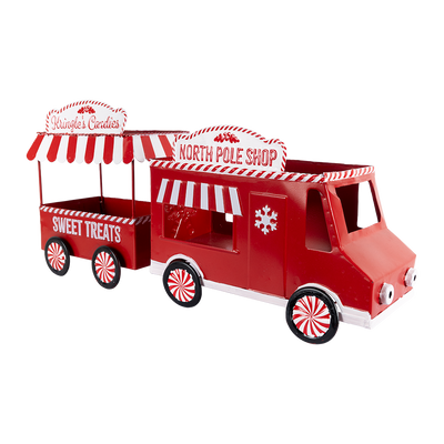 Decorativo carrito navideño