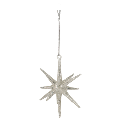 Estrella de Vidrio Colgante