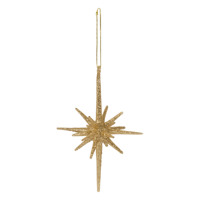 Estrella de vidrio colgante