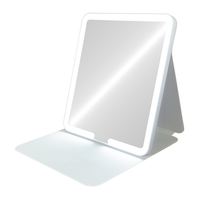 Espejo Para Maquillaje Portátil Con Luz Led