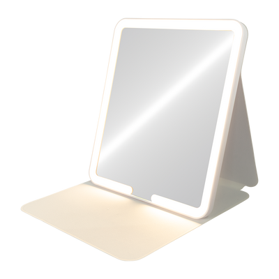 Espejo Para Maquillaje Portátil Con Luz Led