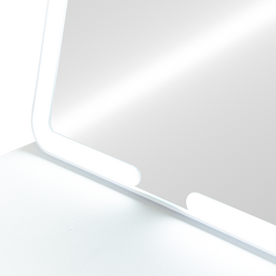 Espejo Para Maquillaje Portátil Con Luz Led