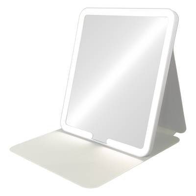 Espejo Para Maquillaje Portátil Con Luz Led