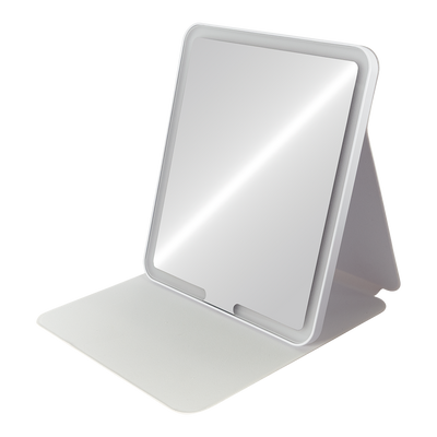 Espejo Para Maquillaje Portátil Con Luz Led