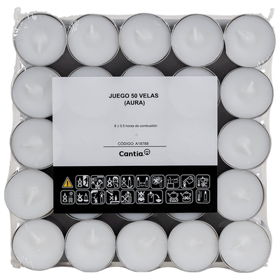 Juego de 50 Velas Aura
