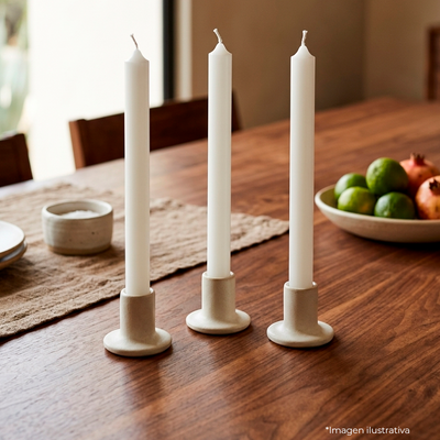 Juego de 3 Velas Aura