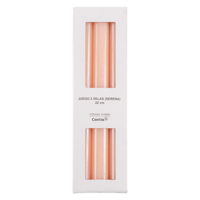 Juego de 3 Velas Serena