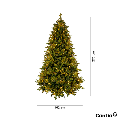Arbol Navideño Con Luces Sitka 270 Cm