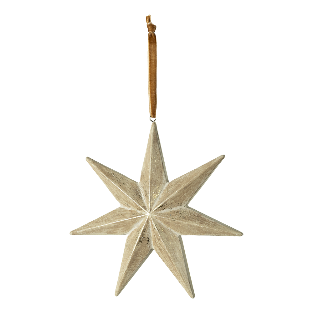 Colgante Decorativo Estrella Natural Elena