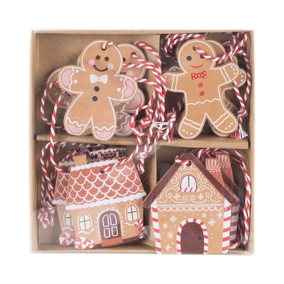 Juego Colgantes Navideños jengibre