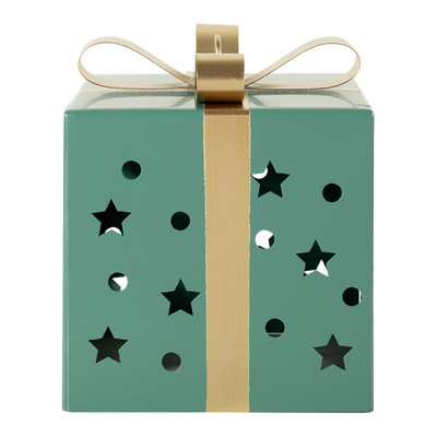 Decorativo Navideño Caja De Regalo