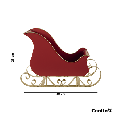 Decorativo Navideño Trineo Noel