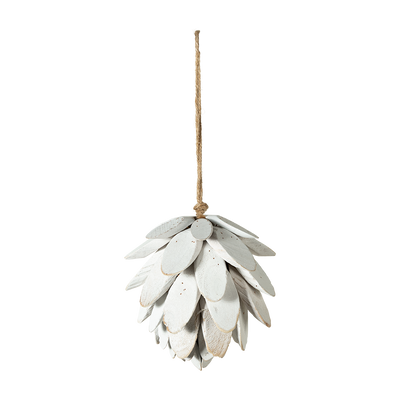 Colgante Decorativo Piña Blanca