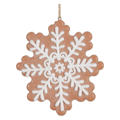 Colgante Navideño Copo Jengibre