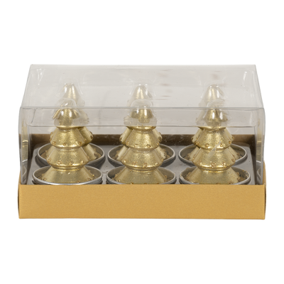 Juego 6 Velas Pino Aureo