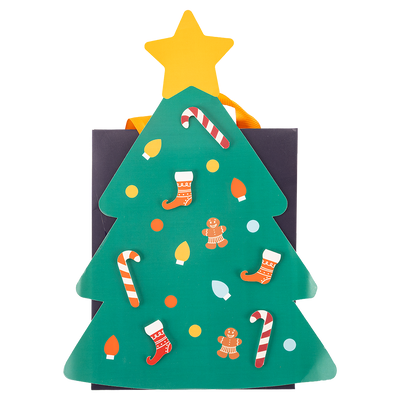 Bolsa De Papel Pino Navideño