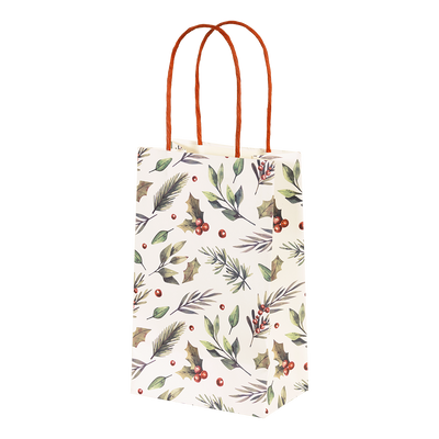 Juego 6 Bolsas De Papel Mediana Hohoho