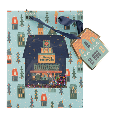 Bolsa De Papel Chica Tartan