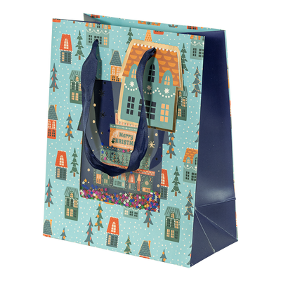 Bolsa De Papel Chica Tartan