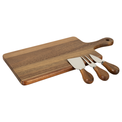 Juego Tabla Para Queso Acacia