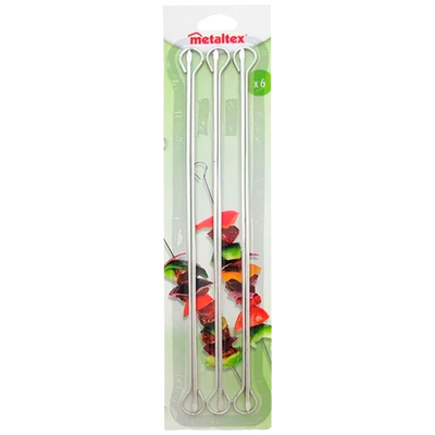 Juego 6 Brochetas 35 Cm