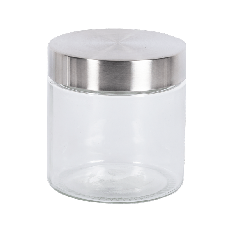 Contenedor de alimentos de tapa metálica