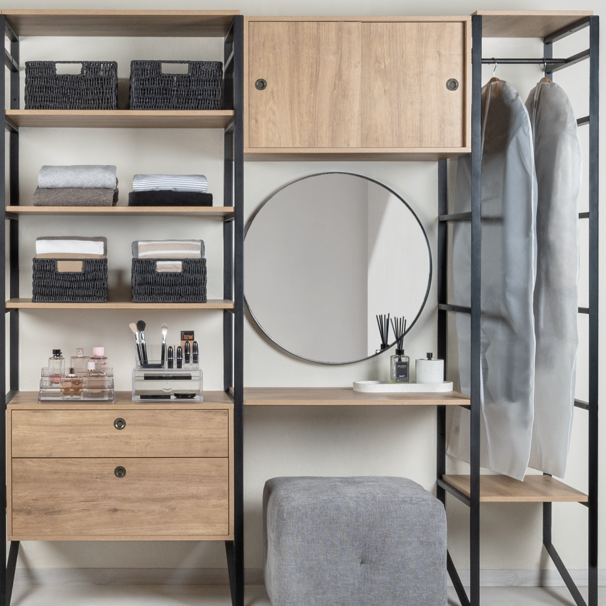 Módulo De Puertas Closet Burdeos