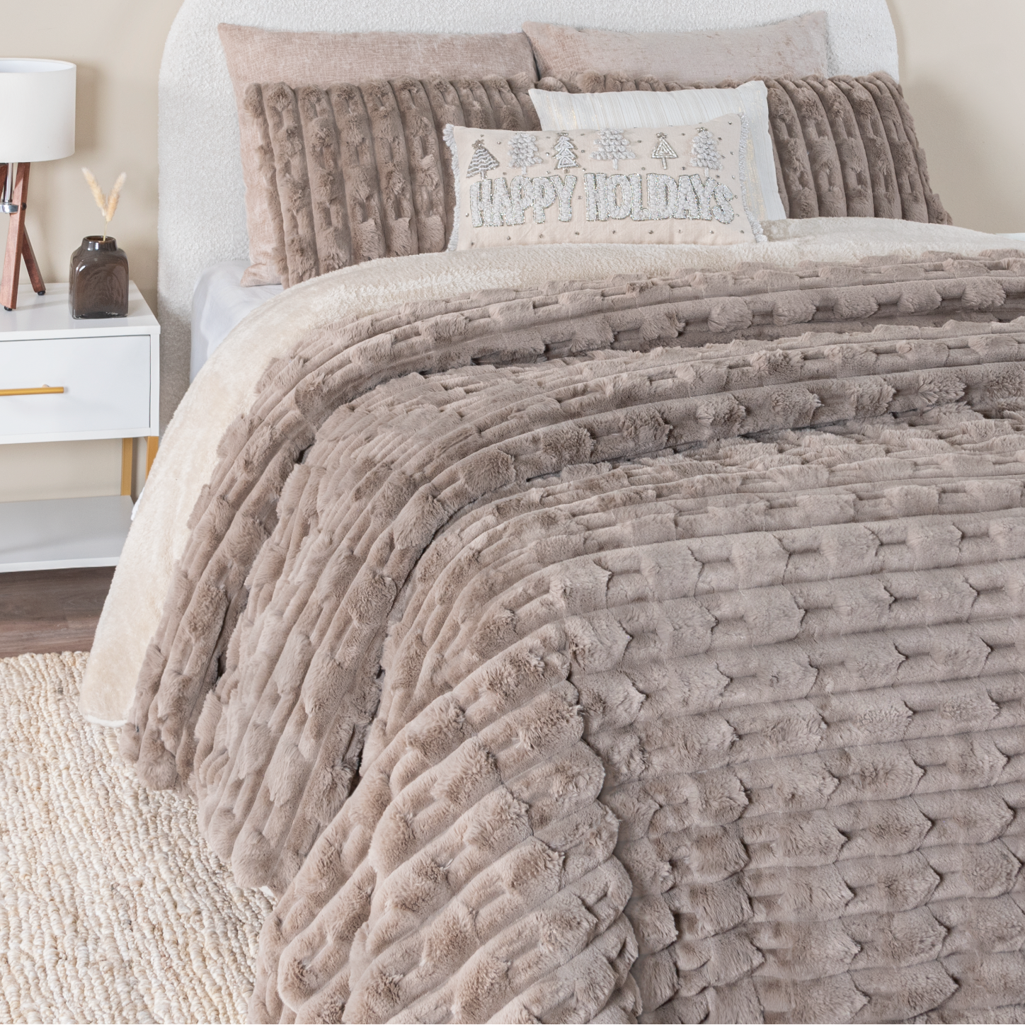 Cobertor Everest Taupe