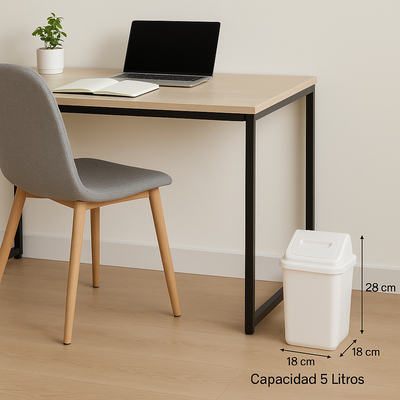 Bote de basura con balancin 5L