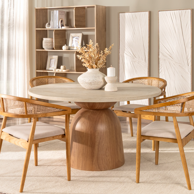 Mesa Comedor Burns Beige