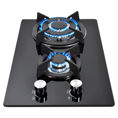 Parrilla 2 Quemadores Cristal