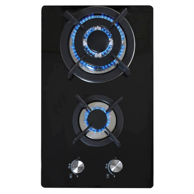 Parrilla 2 Quemadores Cristal