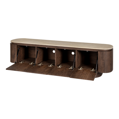 Mueble de tv Waco Nogal/Beige