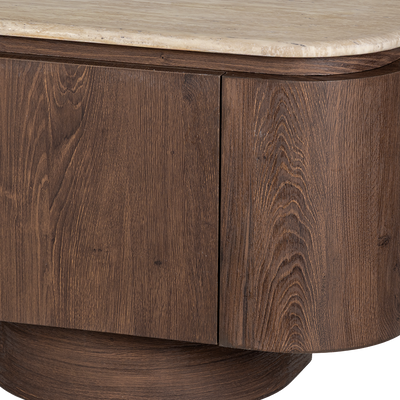 Mueble de tv Waco Nogal/Beige