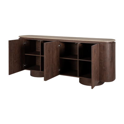 Comoda Waco Nogal/Beige