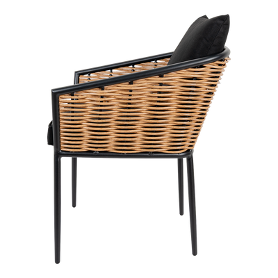 Silla Mirissa Negro/Natural