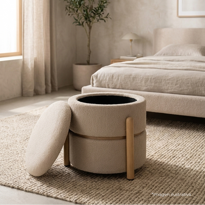 Taburete Gyor Beige