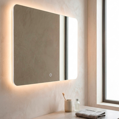 Espejo rectangular con luz Y-2