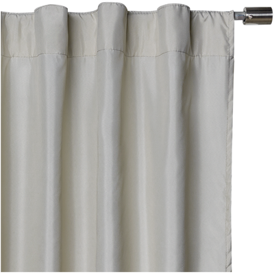 Juego de cortinas ultrasuave larga