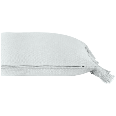 Funda De Almohada Europeas Pompones gris